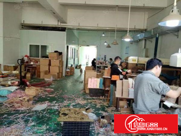 长安厦岗工区业楼上新出500平方精装修厂房出租,水电齐全