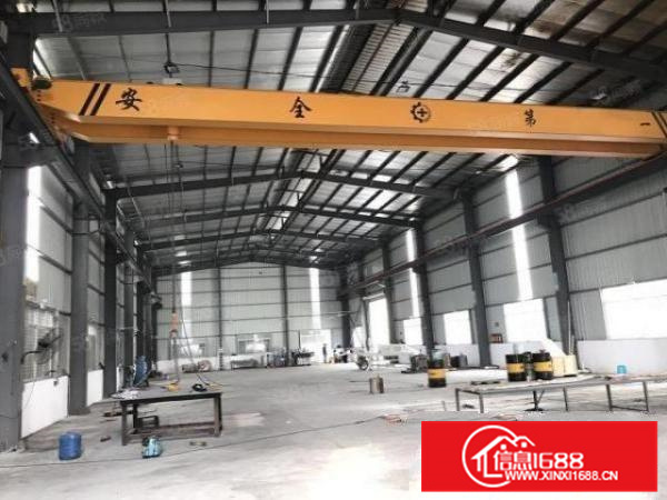 不拆迁,可办环评,容桂新建900方简易厂房,带独立办公,吊机