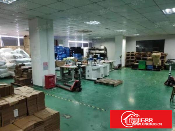 塘厦大坪工业区新出楼上1200平方标准厂房出租,带地坪漆