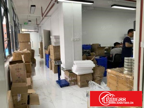 观澜福民400平,带豪华精装办公室,前台仓库,适合电商办公
