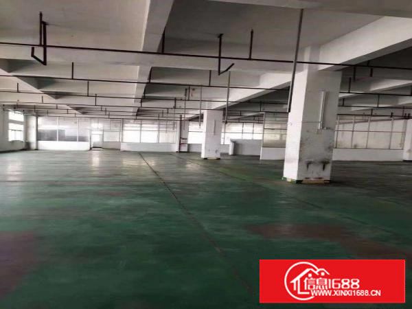 长安新出楼上精装修!厂房出租1300平方,地坪漆完整!