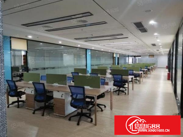 龙岗坂田地铁站精装修办公室厂房招租158平起分水电齐全