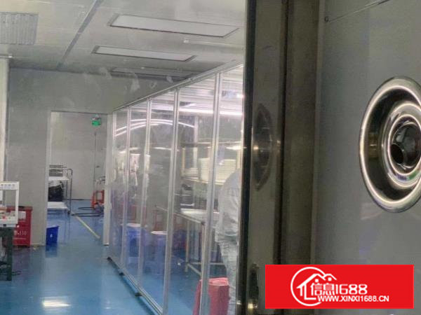 沙湖千级无尘车间!整层1300平,现成装修电梯直达,邻近观澜